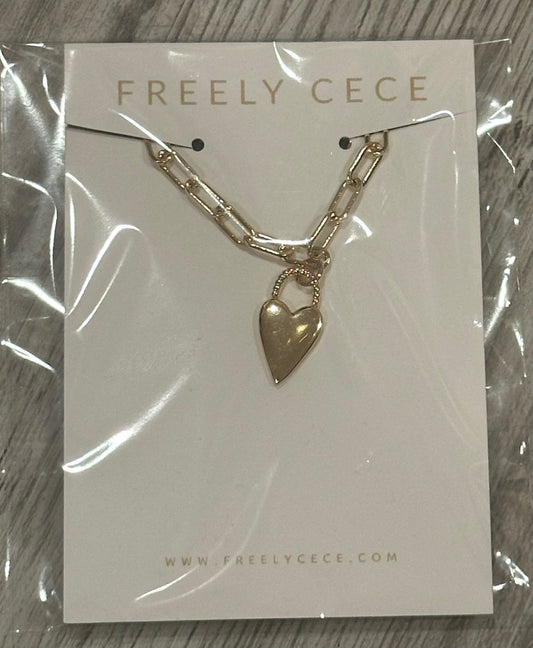Emily Heart Charm Necklace